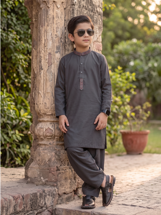 Boys Kurta Shalwar 2Pc suit VB213-C