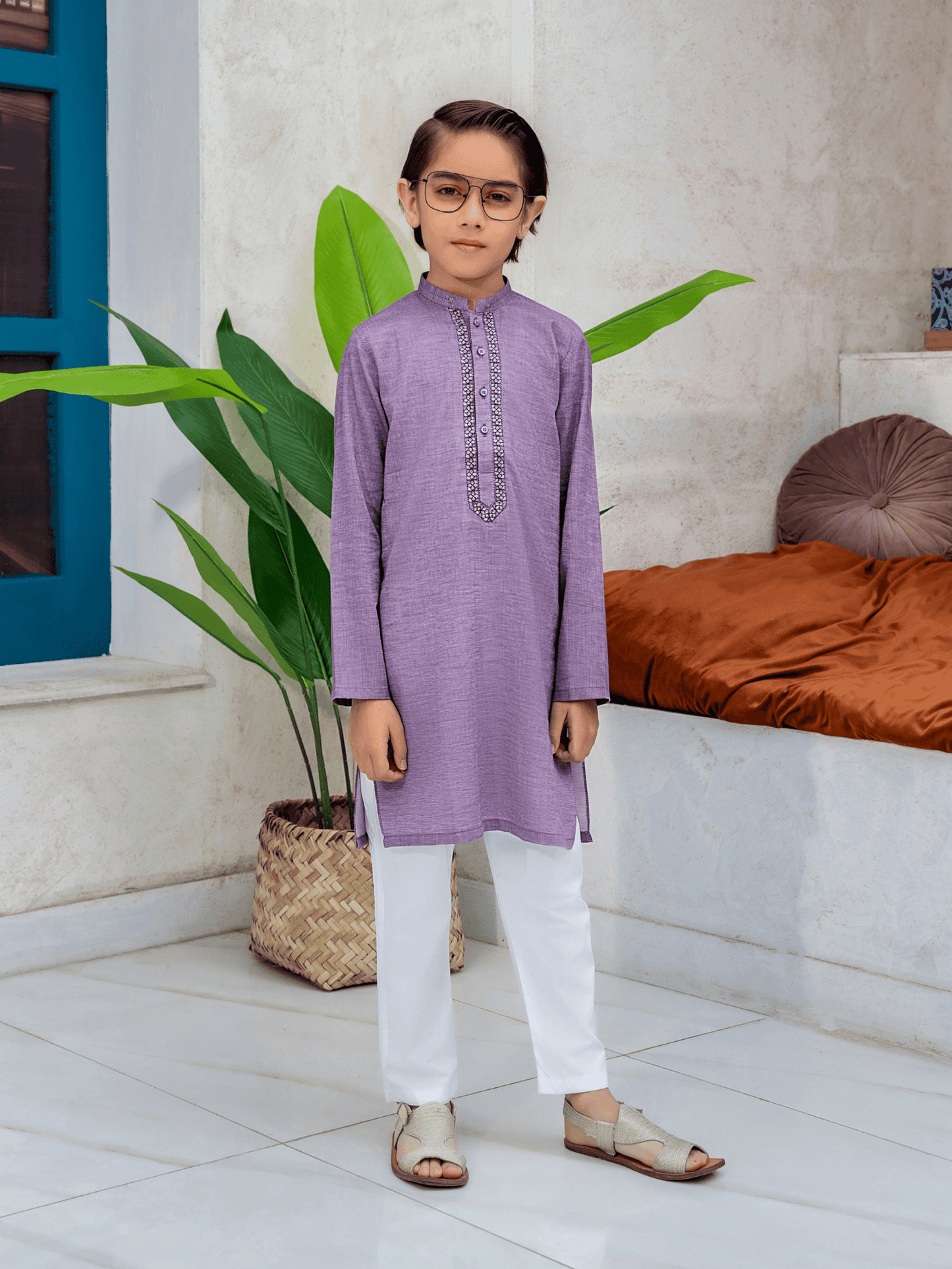 Boys Embroidered Kurta ART VB200-A