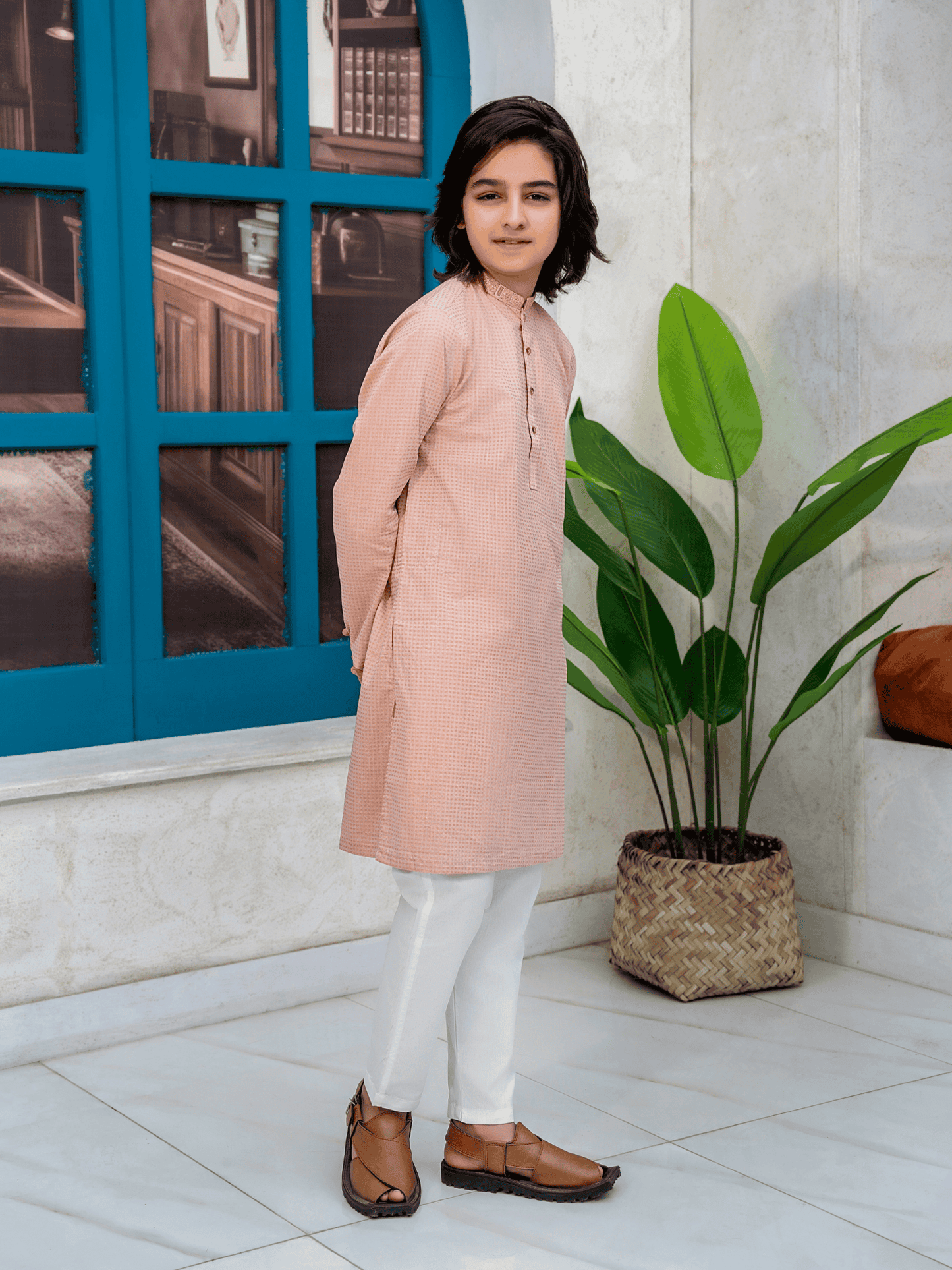 Boys Embroidered Kurta ART VB201-A