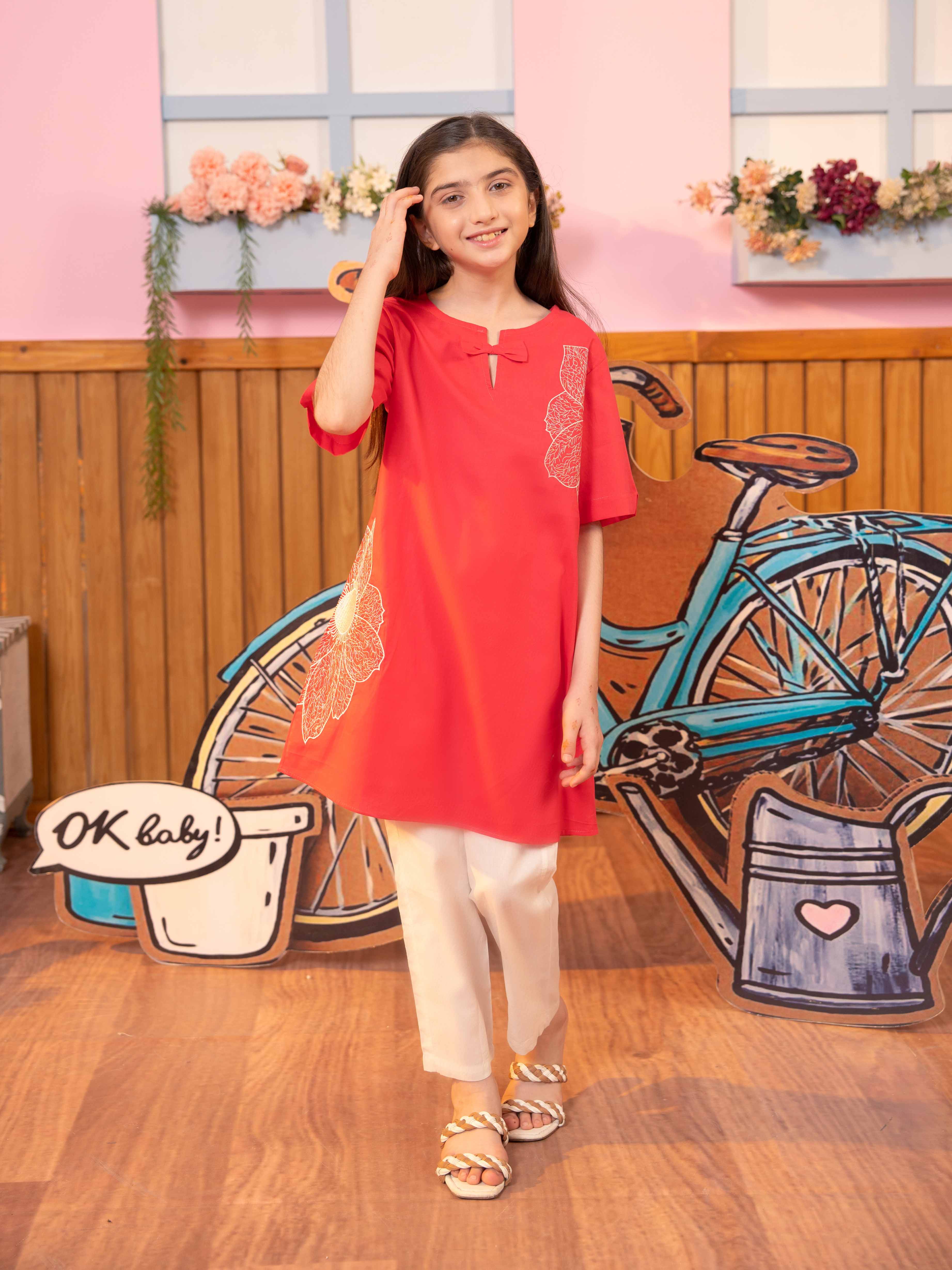 Girls Summer Kurti Tunic VG98-A