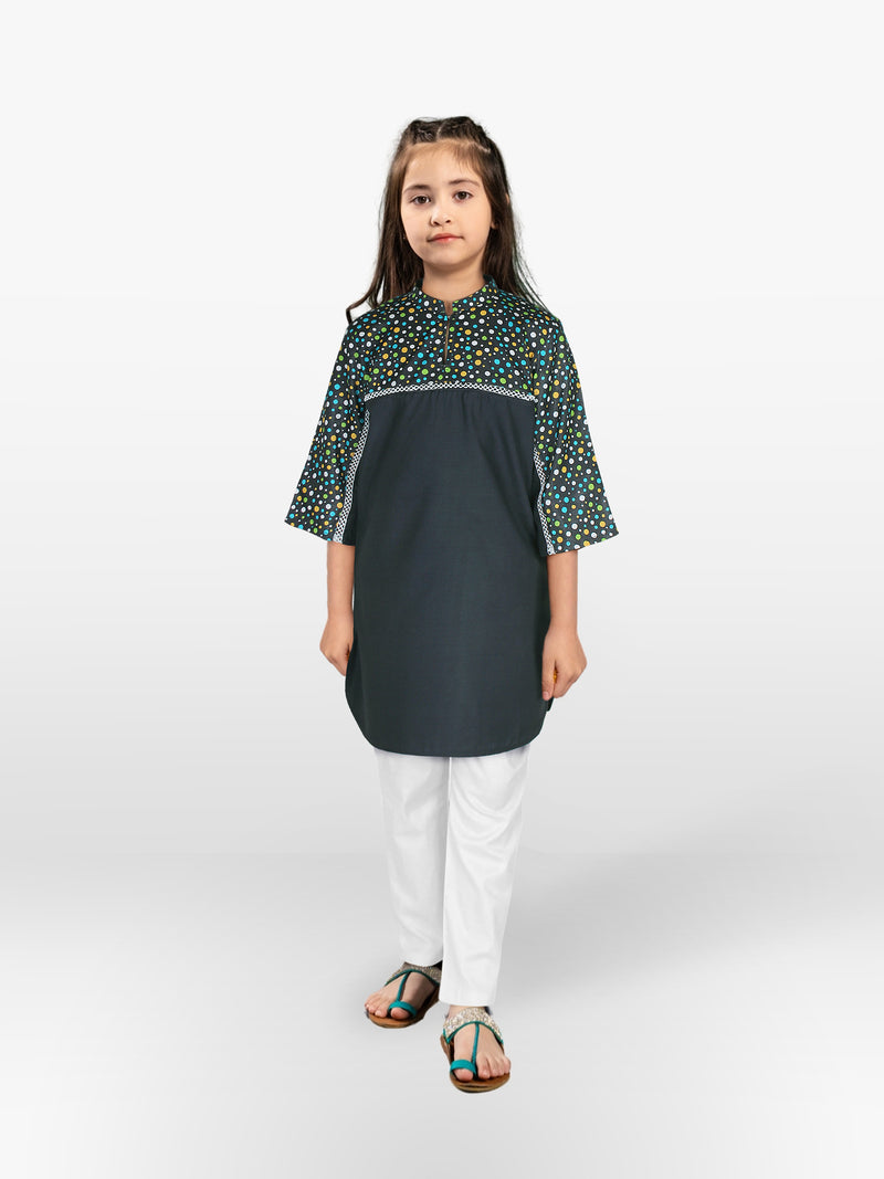 Girls Winter Printed Shirt VG107