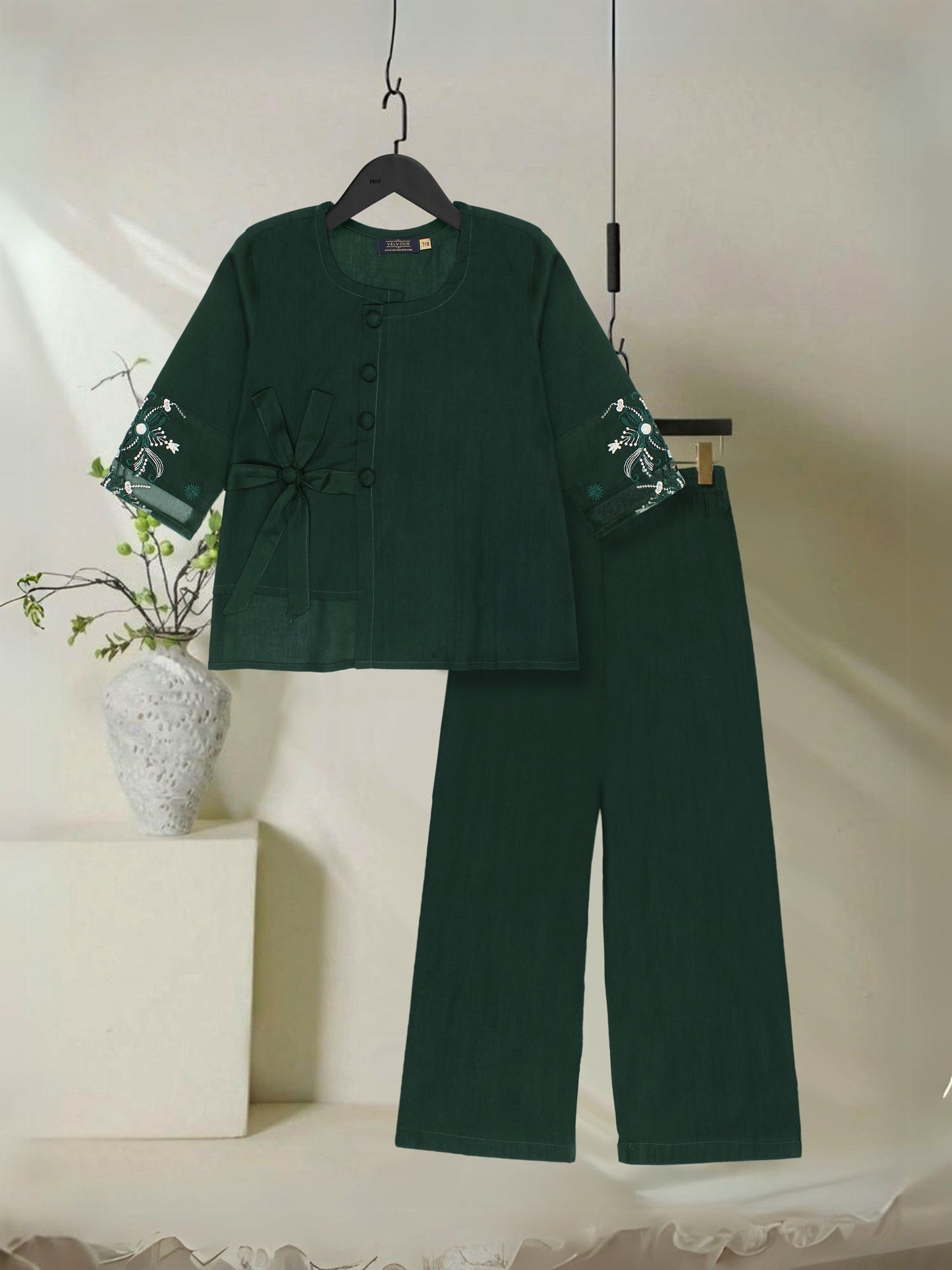 Embroidered Girls Co Ord Set VG174-A