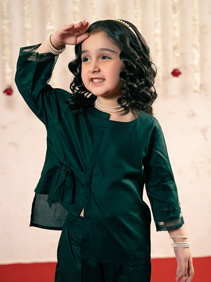 Embroidered Girls Co Ord Set VG174-A