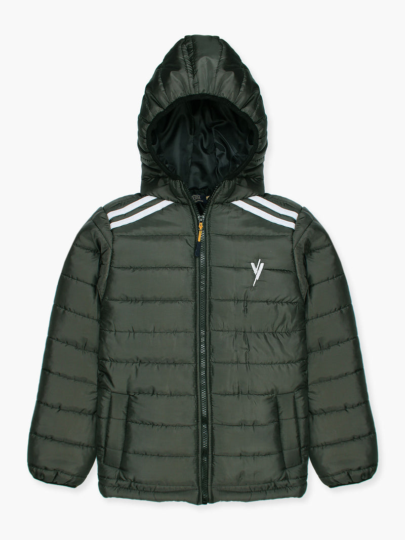 Full Sleeves Hooded Puffer Jacket Boys & Girls  VJ40-A