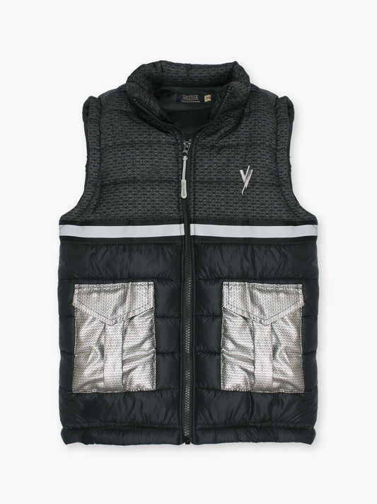 Sleeveless Puffer Jacket Boys & Girls VJ55-A