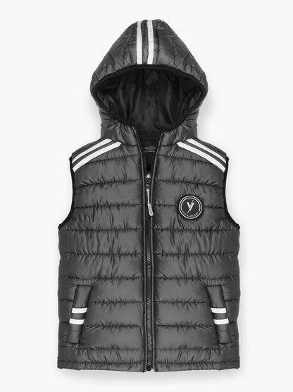 Sleeveless Hooded Puffer For Boys & Girls VJ58-A