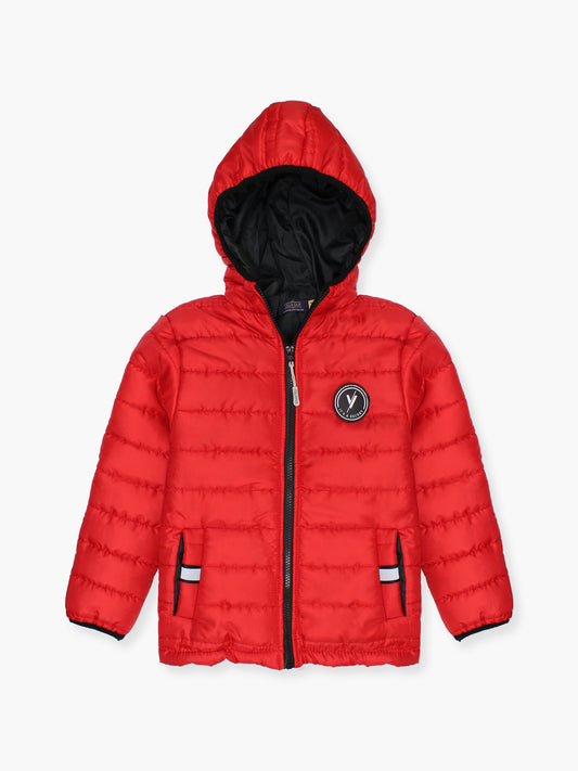 Full Sleeves Hooded Puffer Jacket Boys & Girls VJ66-B