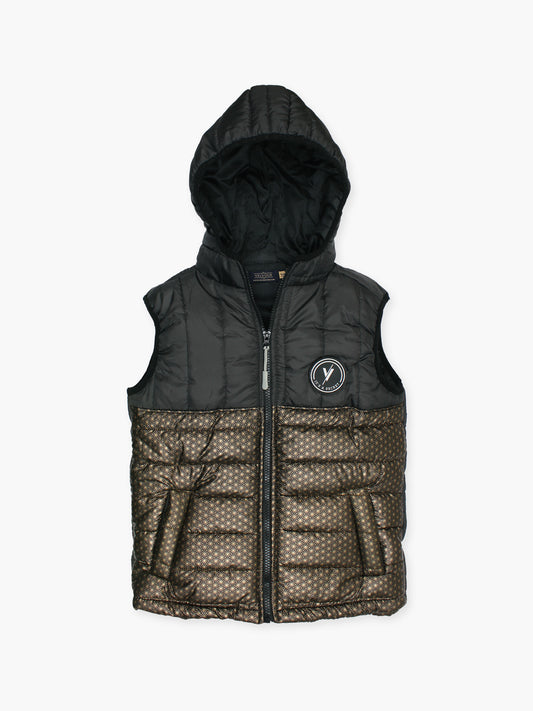 Sleeveless Hooded Puffer For Boys & Girls VJ69-A