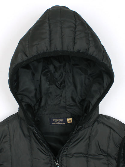 Sleeveless Hooded Puffer For Boys & Girls VJ69-A