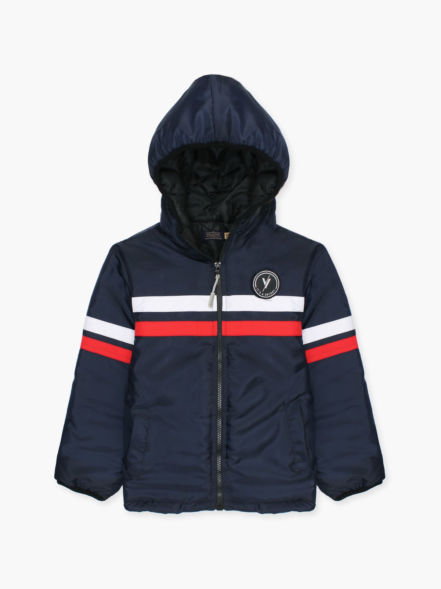 Full Sleeves Hooded Puffer Jacket Boys & Girls VJ78-A