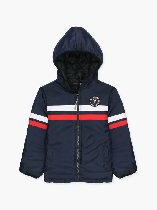 Full Sleeves Hooded Puffer Jacket Boys & Girls VJ78-A