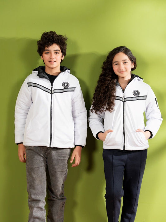 Full Sleeves Hooded Puffer Jacket Boys & Girls VJ79-A