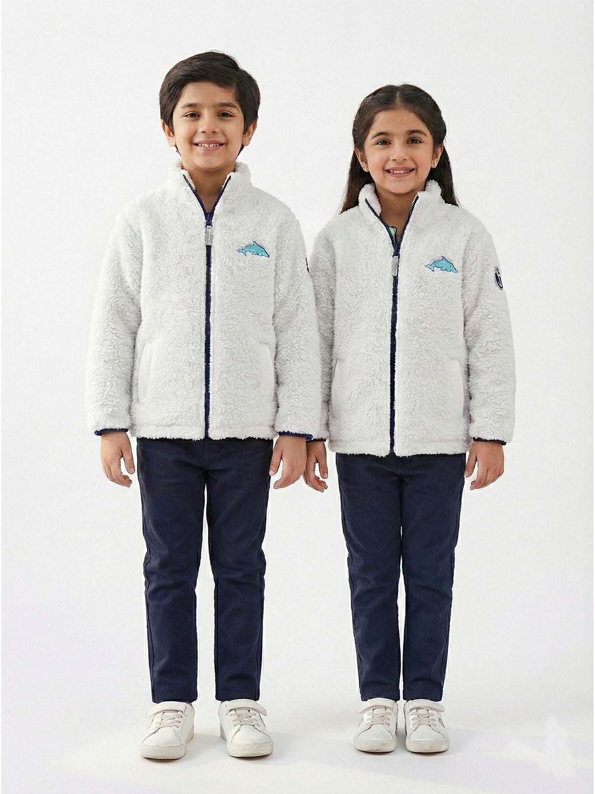 Full Sleeves Fur Jacket Boys & Girls VJ85-A