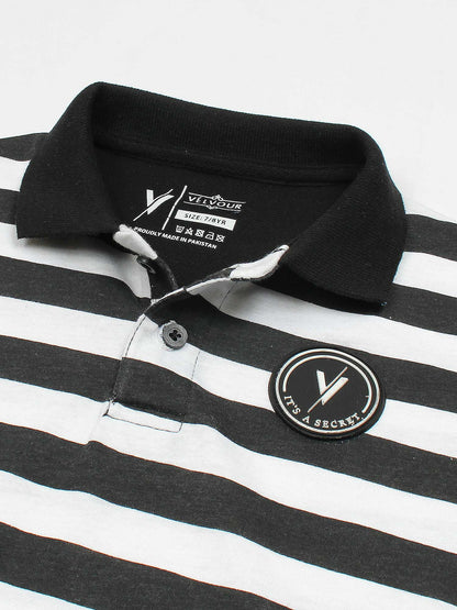 Tipping Collar Polo With Strips VP11-N