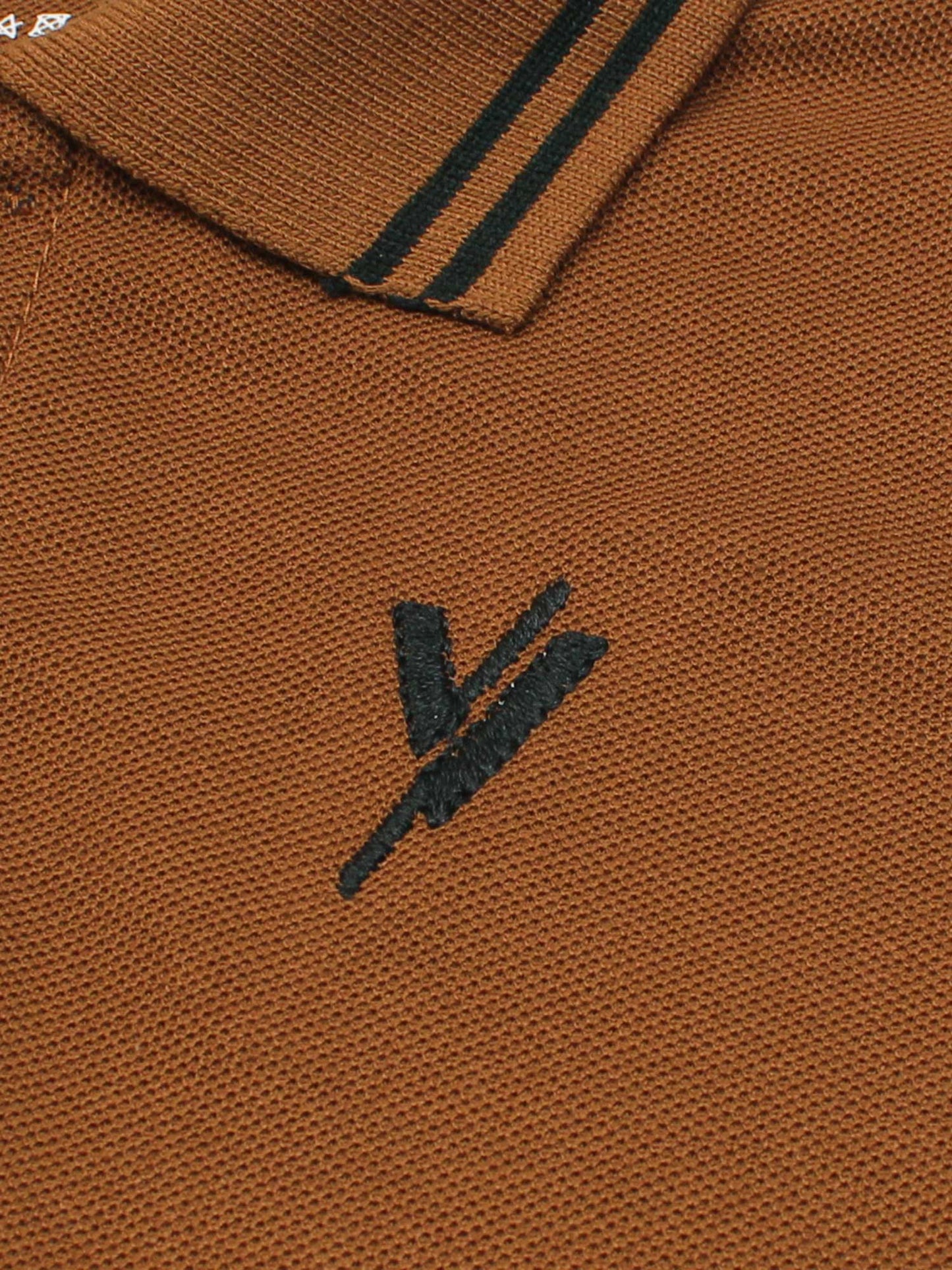 Tipping Collar Plain Polo Shirt VP12-F