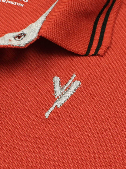Tipping Collar Plain Polo Shirt VP12-I