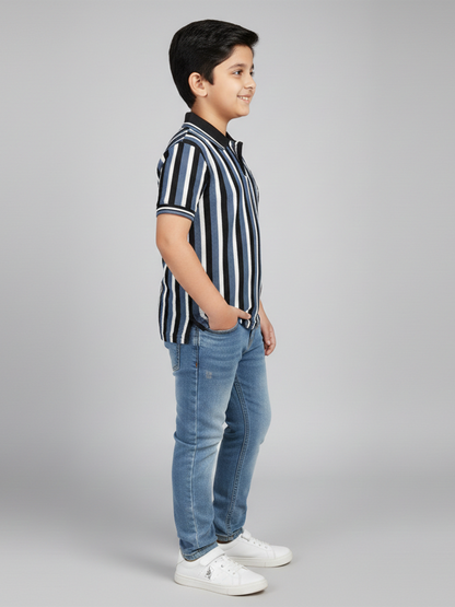 Tipping Collar Polo Shirt VP16-D