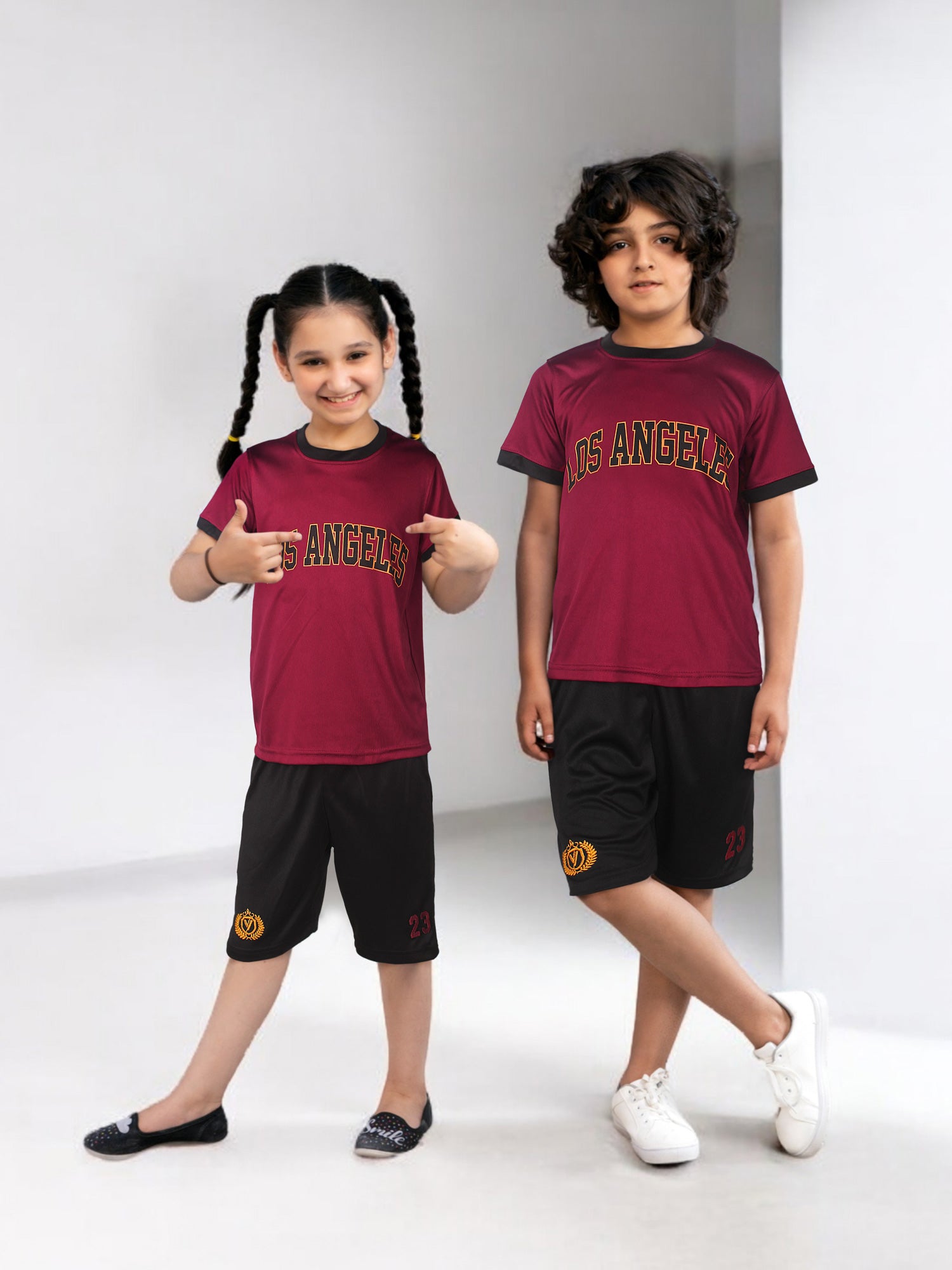 Tracksuit For Boys & Girls Poly athletic Fabric VST62-C