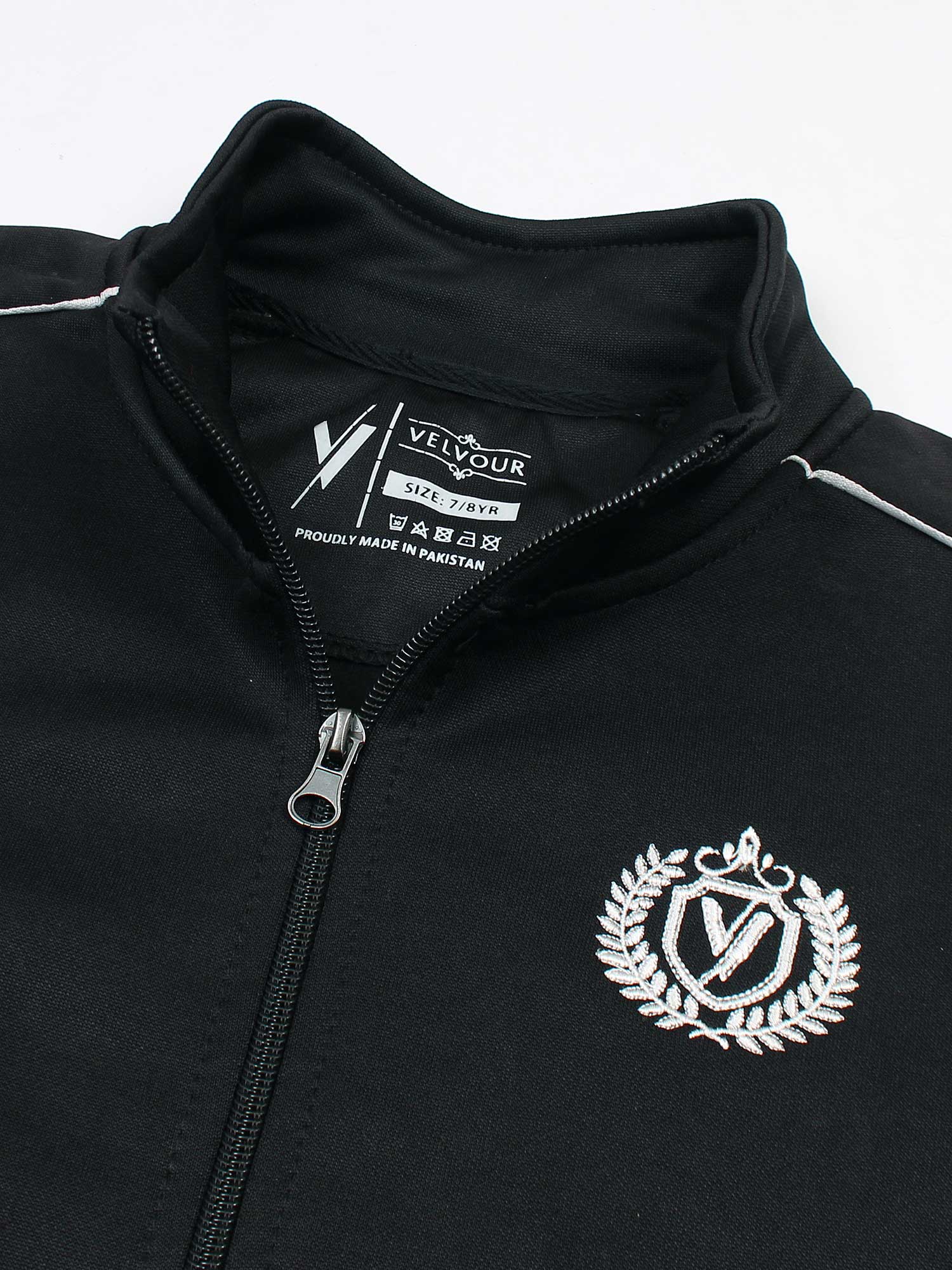 Mock Neck Tracksuit For Boys & Girls, Fleece #VWT012-B