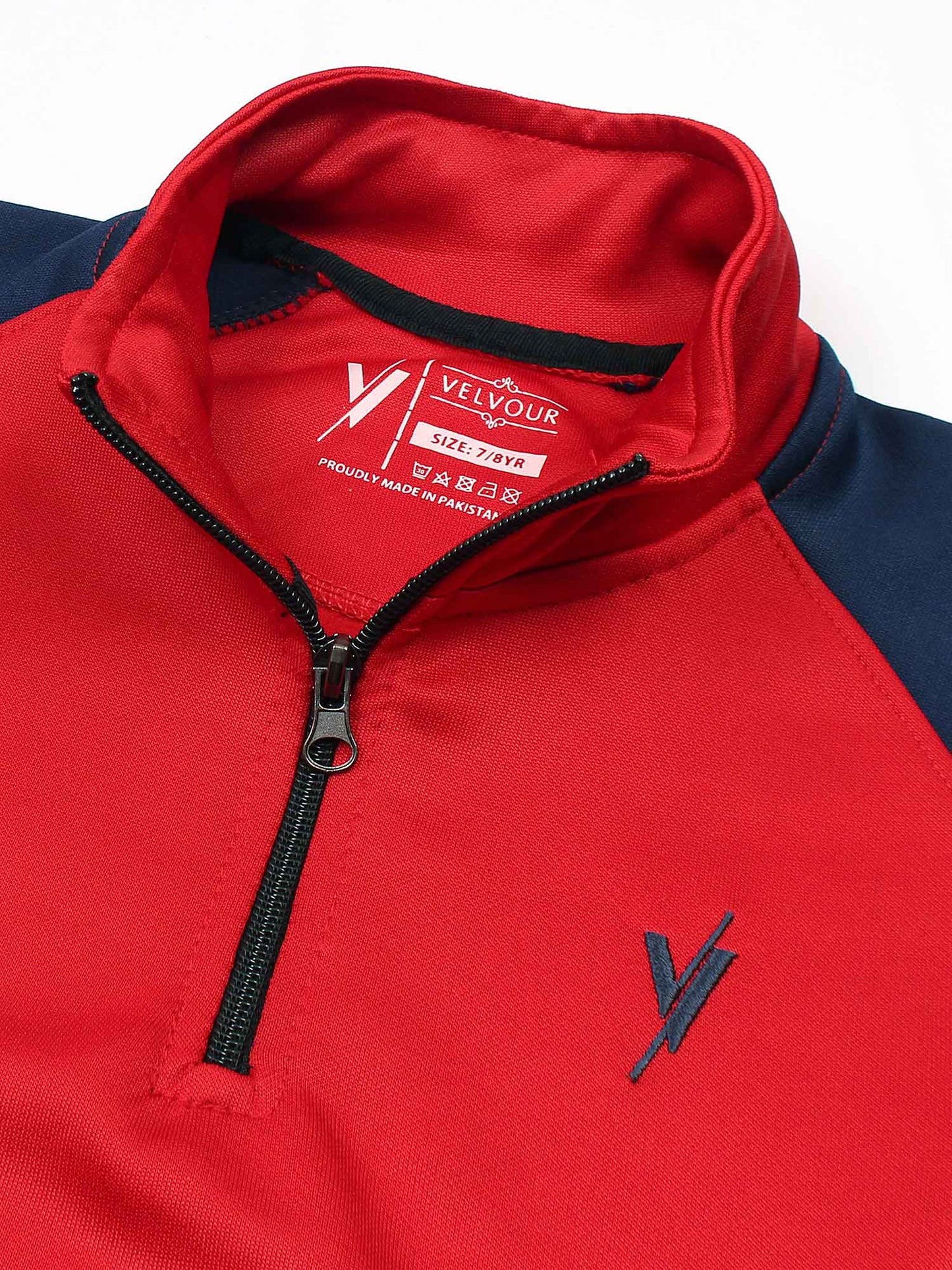 Mock Neck Tracksuit For Boys & Girls, Fleece #VWT23-C