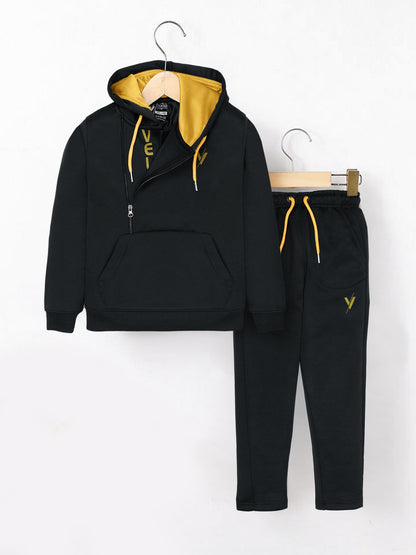 Hooded Tracksuit For Boys & Girls, Fleece #VWT30-A