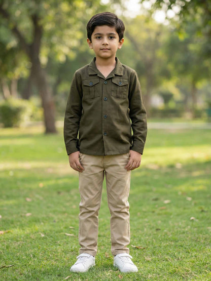 Full sleeves shirt For Boys & Girls #VWT40-CS