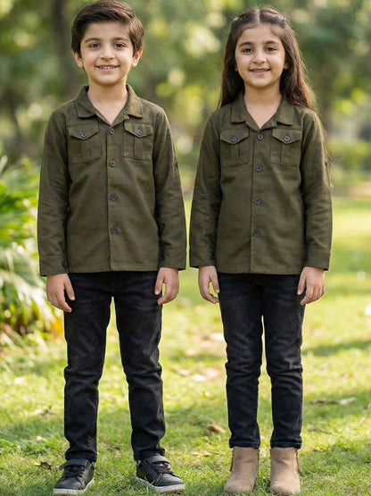 Full sleeves shirt For Boys & Girls #VWT40-CS