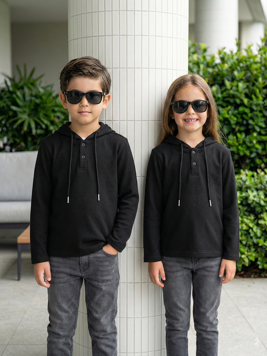 Hooded Sweatshirt For Boys & Girls #VWT41-AS