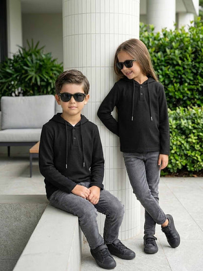 Hooded Sweatshirt For Boys & Girls #VWT41-AS