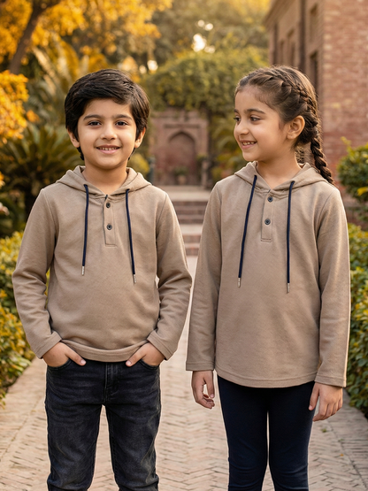 Hooded Full sleeves shirt  For Boys & Girls #VWT41-CS