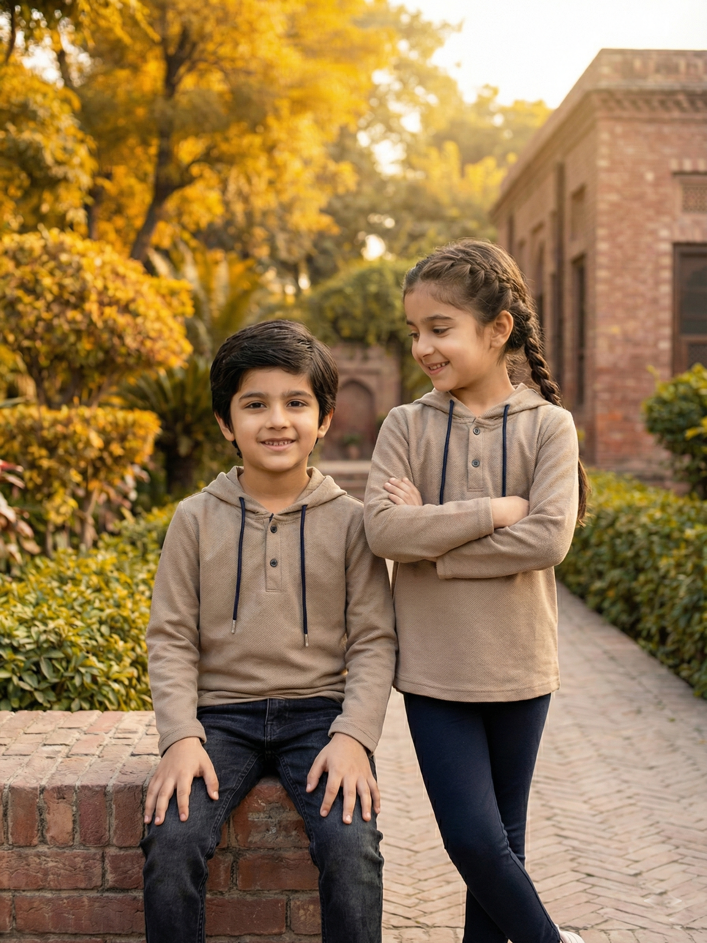 Hooded Sweatshirt For Boys & Girls #VWT41-CS