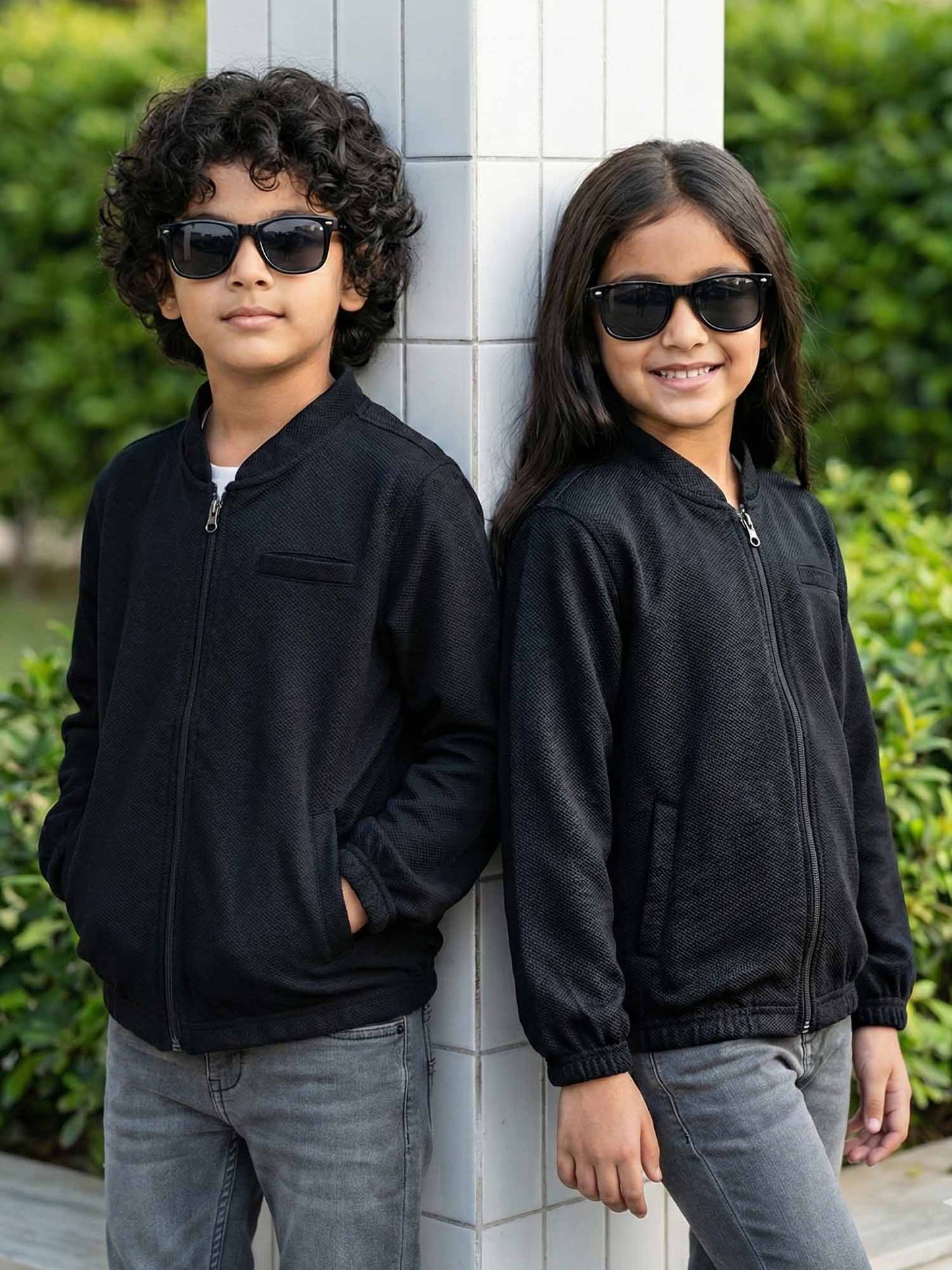 Zipper sweatshirt For Boys & Girls #VWT45-BS