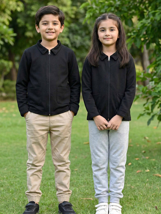 Full sleeves zipper shirt For Boys & Girls #VWT47-CS