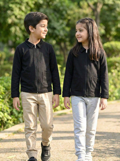 Full sleeves zipper shirt For Boys & Girls #VWT47-CS