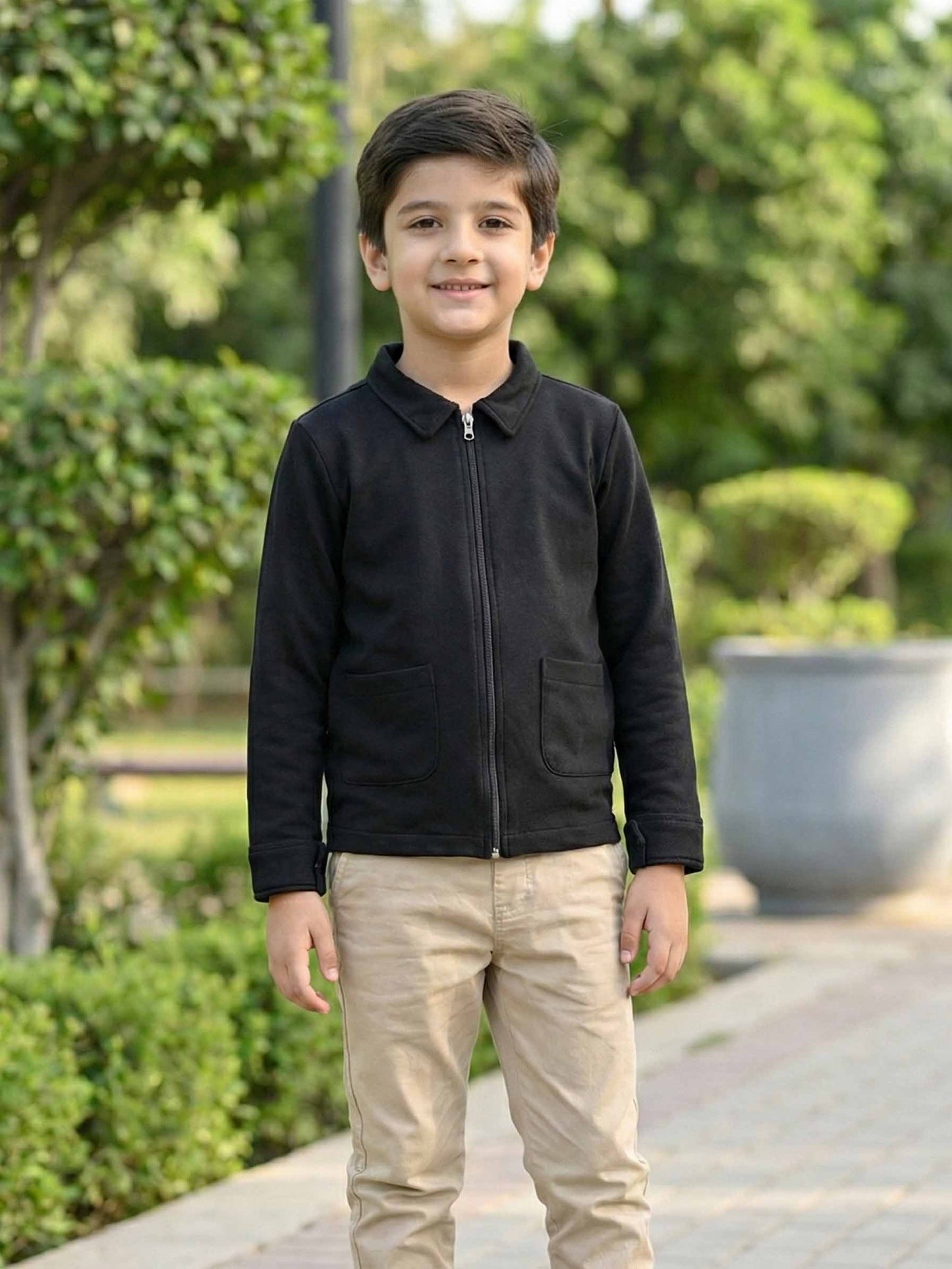 Full sleeves zipper shirt For Boys & Girls #VWT47-CS