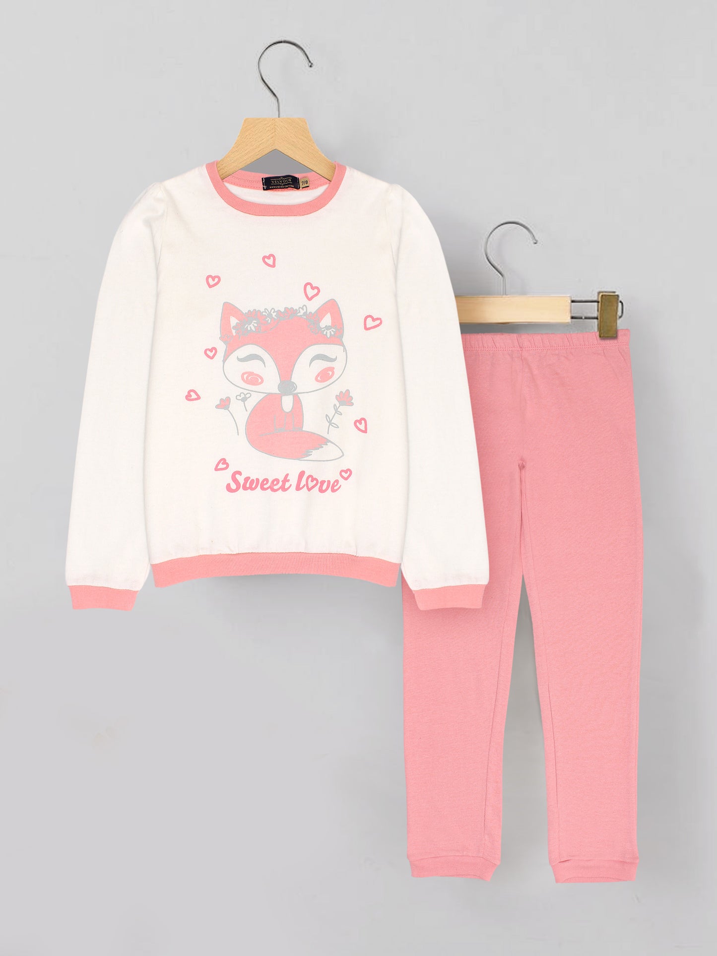 Round Neck Tracksuit for Girls VWTG 01-A