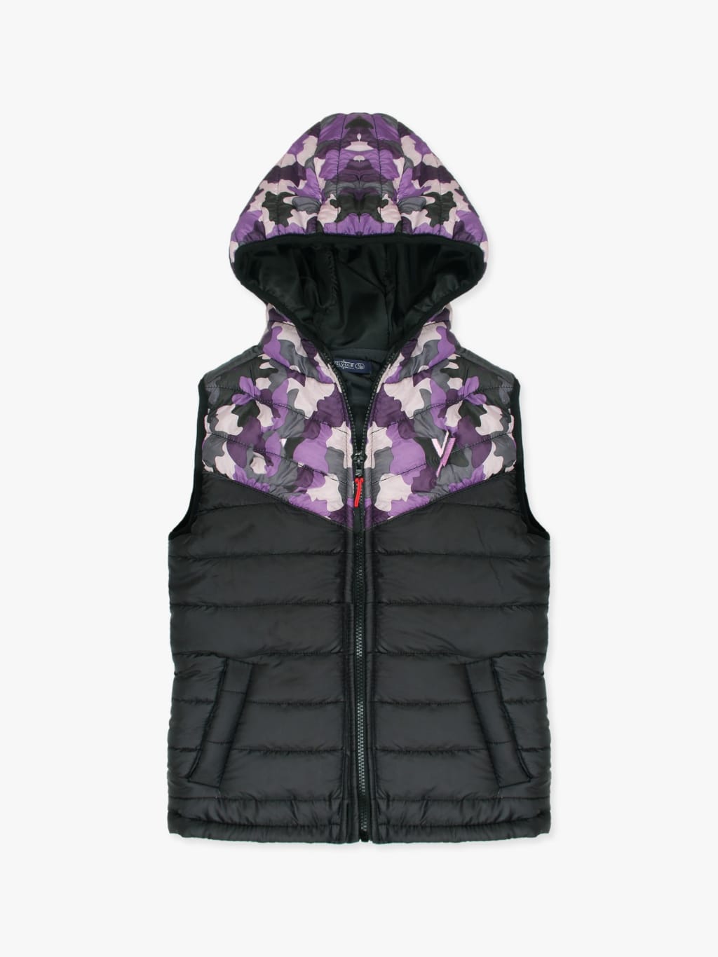 Sleeveless Hooded Puffer Jacket Girls VJ15-BB