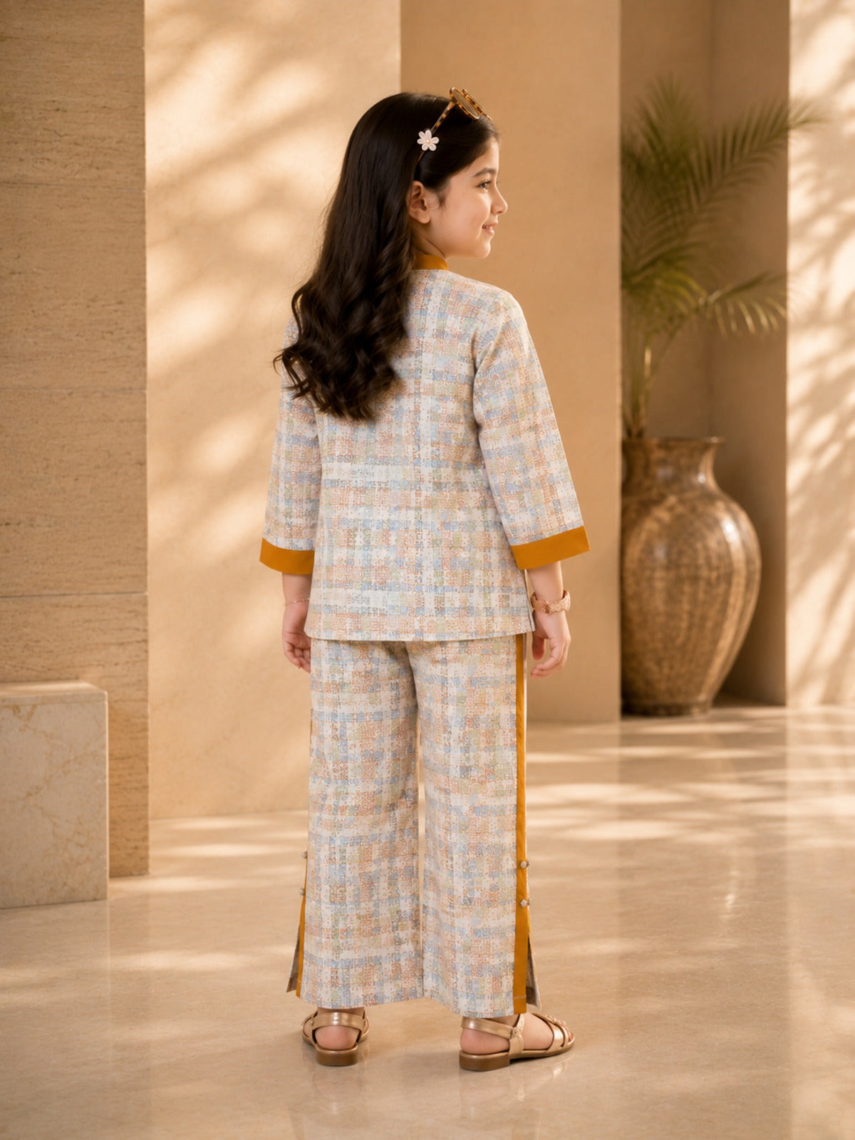 Printed Girls Co Ord Set VG167-A