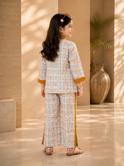 Printed Girls Co Ord Set VG167-A