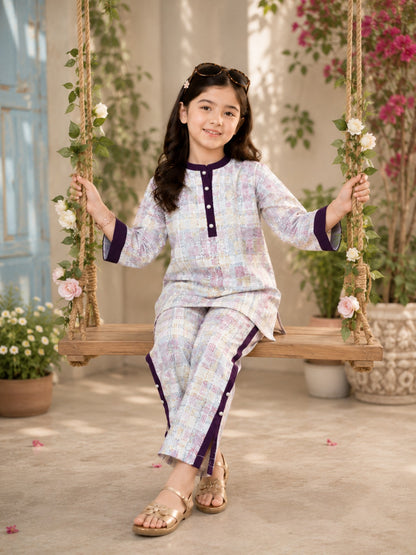 Printed Girls Co Ord Set VG167-B