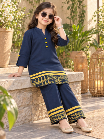 Girls Co Ord Set Printed VG238-A