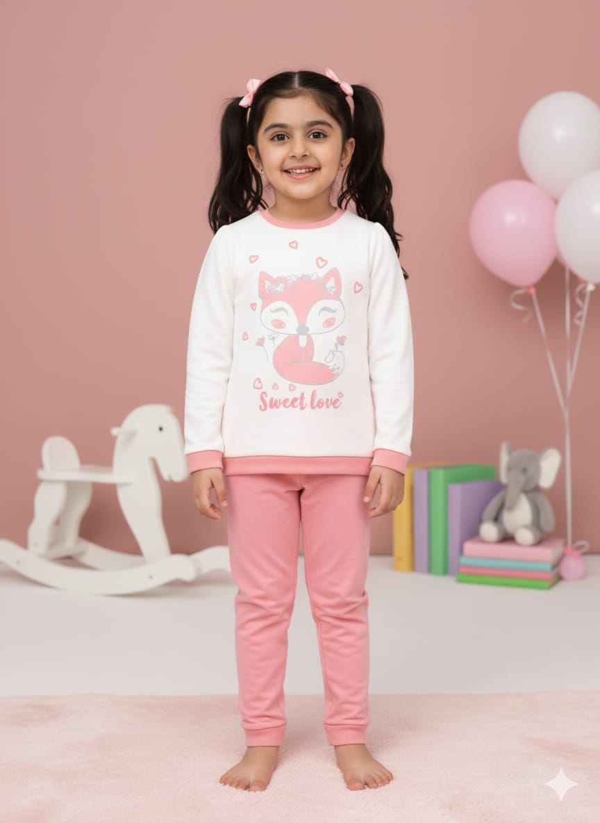 Round Neck Tracksuit for Girls VWTG 01-A
