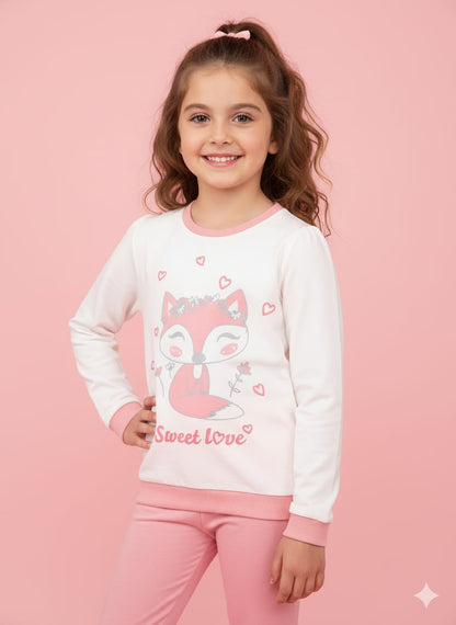Round Neck Tracksuit for Girls VWTG 01-A