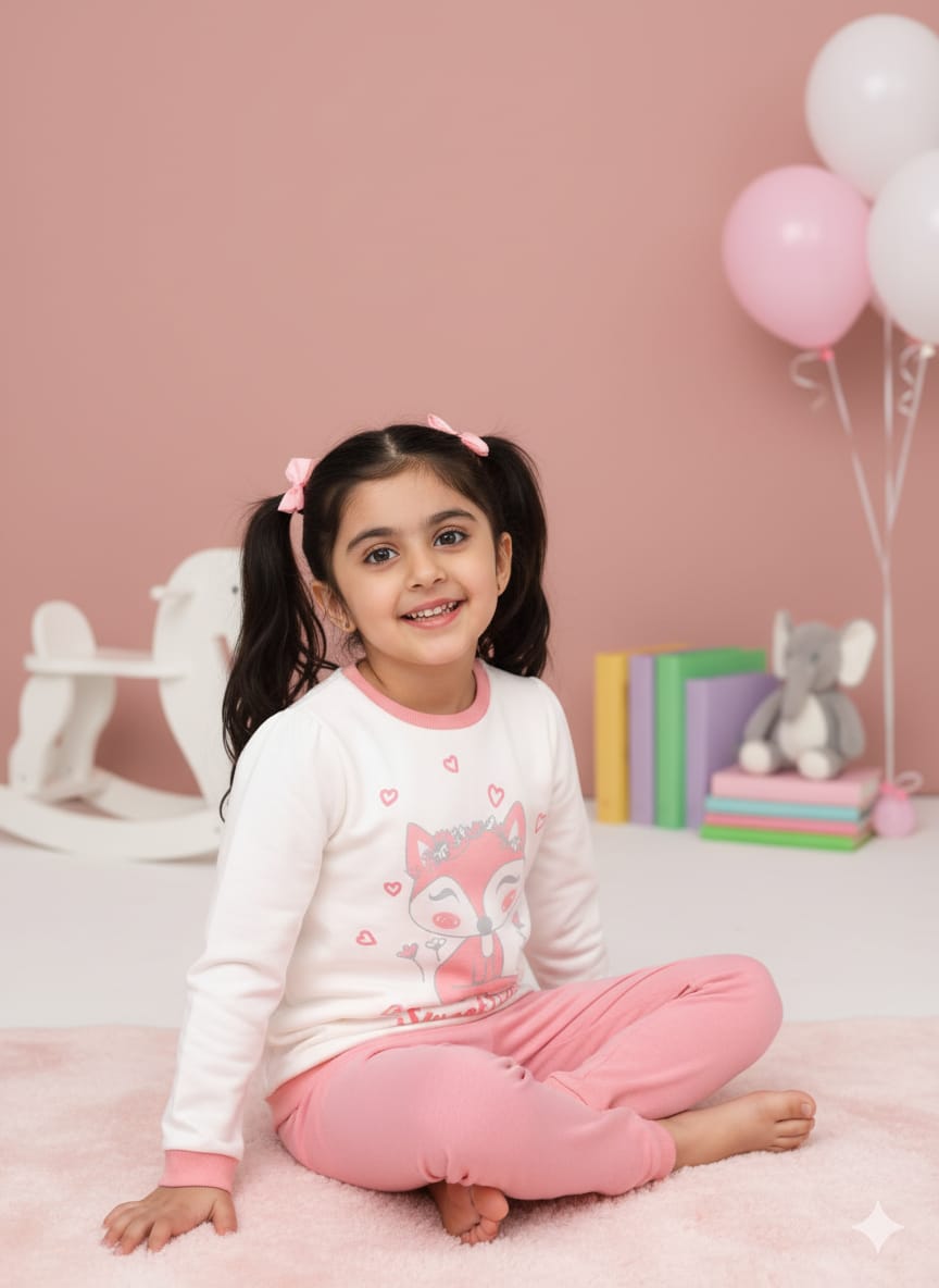 Round Neck Tracksuit for Girls VWTG 01-A