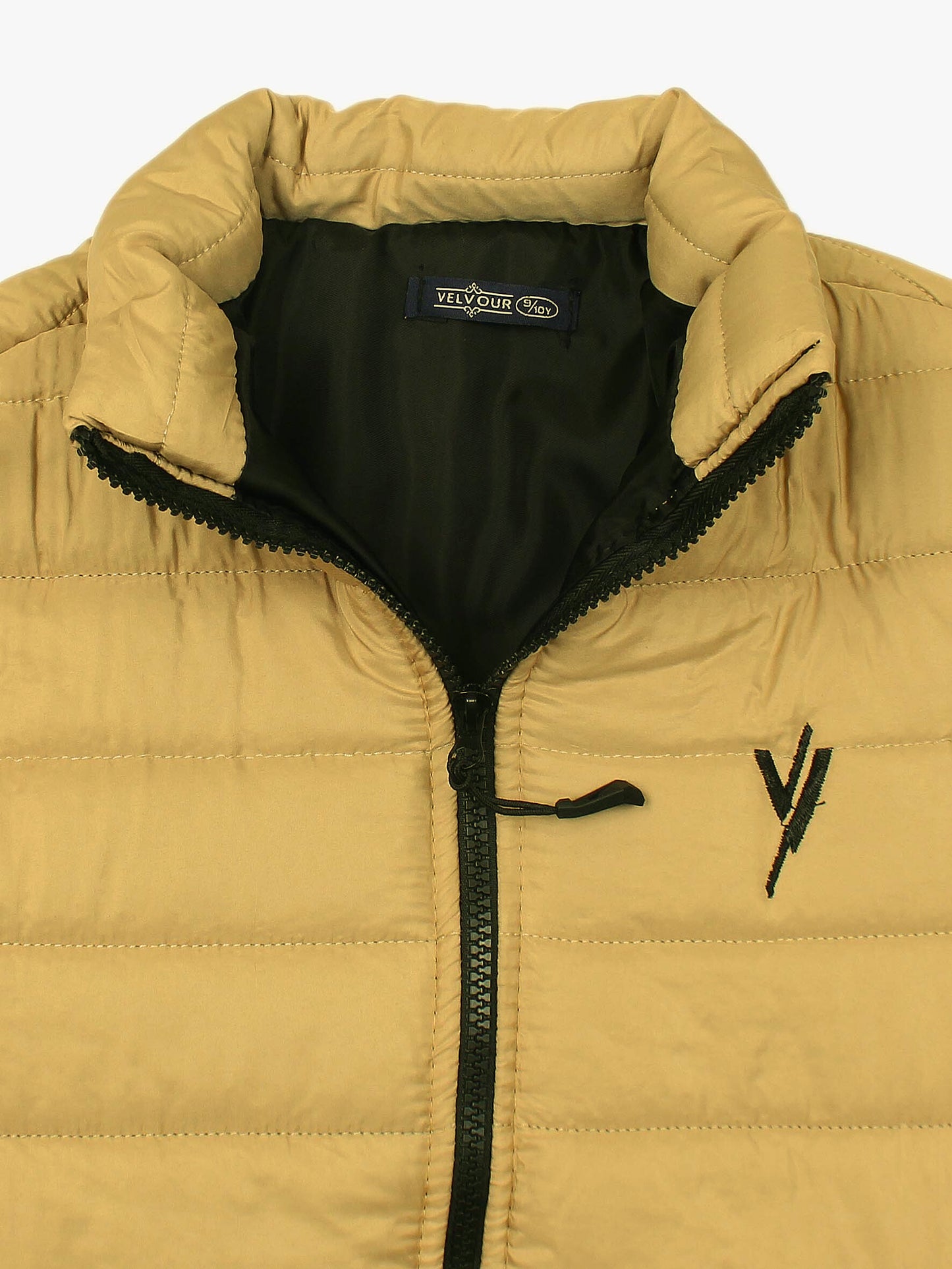 Full Sleeves Puffer Jacket Boys & Girls Dark VJ05 (Tan)
