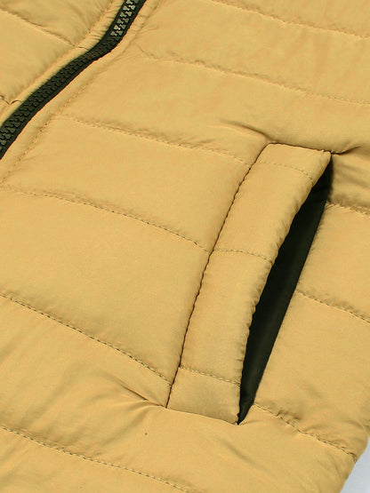Full Sleeves Puffer Jacket Boys & Girls Dark VJ05 (Tan)