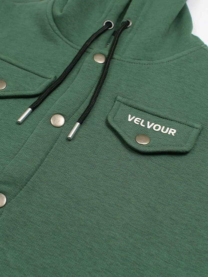 Hooded Tracksuit For Boys & Girls, Fleece #VWT39-B