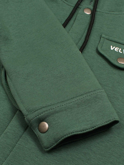 Hooded Tracksuit For Boys & Girls, Fleece #VWT39-B