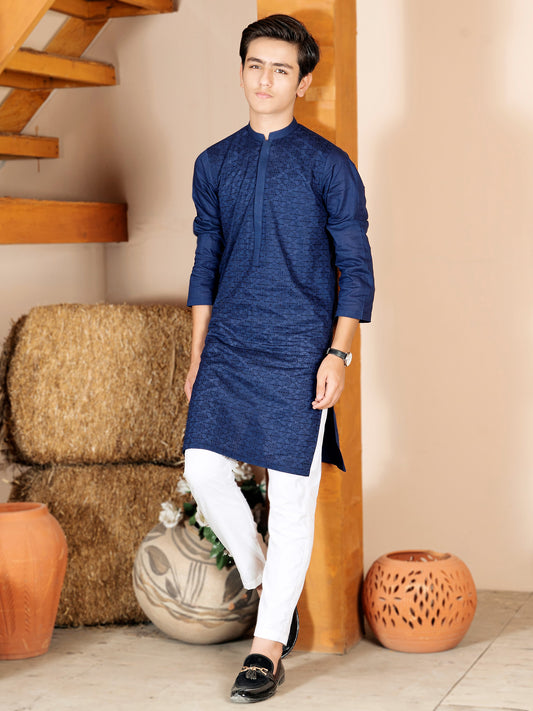 Velvour Boys Embroidered Kurta VB163