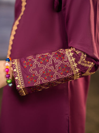 Embroidered Girls 2pc Suit VG136-A